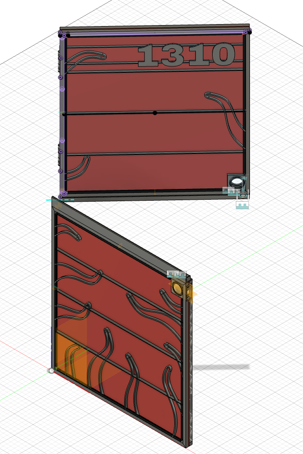 3D Model of the planned door